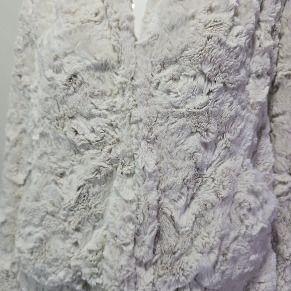 Anthropologie Tiny Editions Glacie Faux Fur Jacket Women's LP Petite - Picture 10 of 16